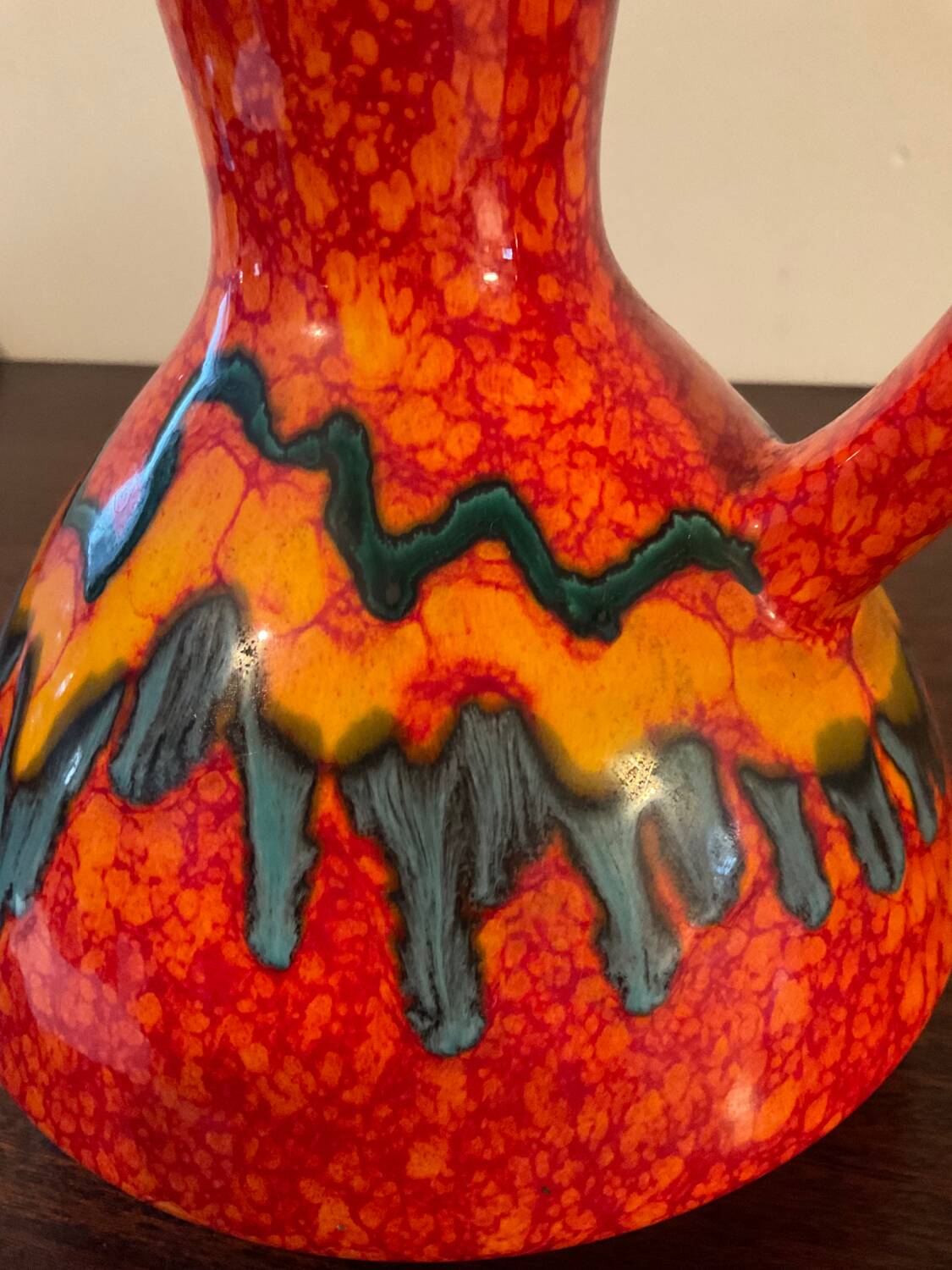 Bertoncello Italy ceramic vase signed