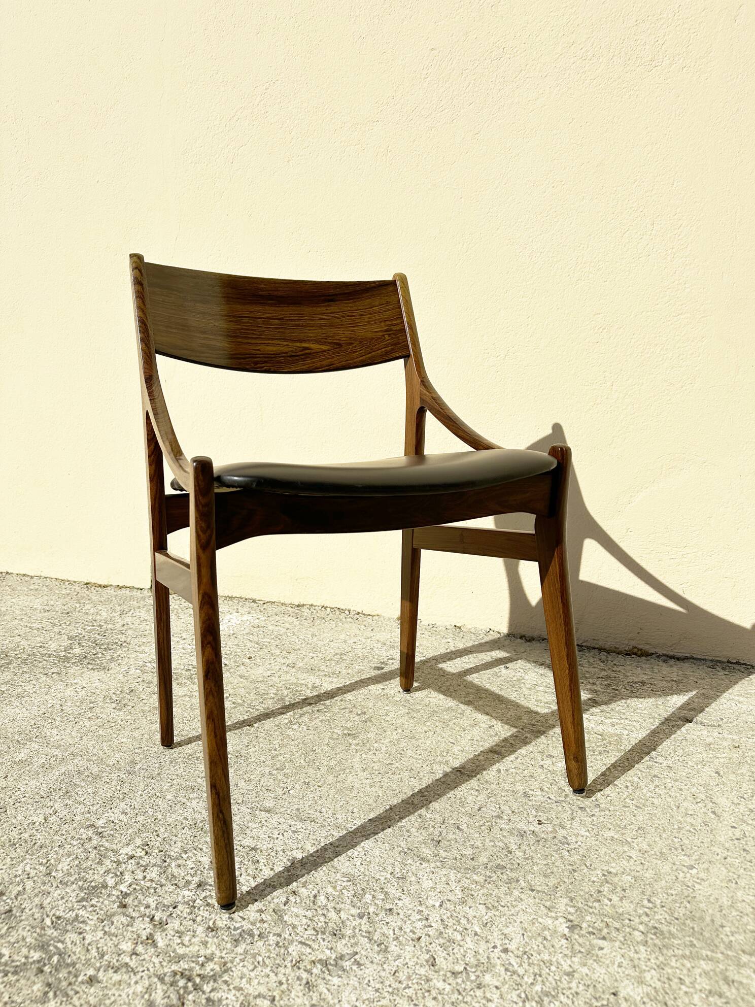 4 chaises H Vestevig Eriksen, Møbelfabrik. Danemark 1960