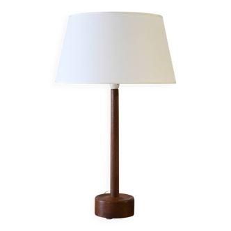 1950s/60s Danish teak turned table lamp