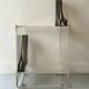Plexiglass designer bookcase, Les Invisibles Marais International 70's