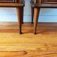 Paire de tables de chevet Italienne vintage 1950