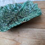 Sarreguemines ceramic cabbage leaf emptier