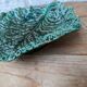 Sarreguemines ceramic cabbage leaf emptier