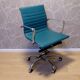 Turquoise office chair