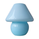 Blue Murano mushroom table lamp, Gambaro e Poggi for Vetri
