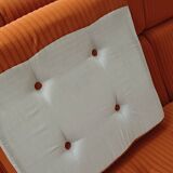 Complete orange salon JITONA in Atlantis Space Age style from the 1970s.