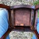 Pair of bedside tables in old Louis XV style marquetry