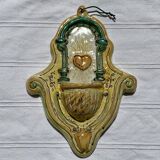 Green heart holy water font "Le Stanze Del Gattopardo"