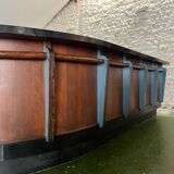 1950s oak and Formica bar