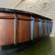 1950s bar in oak and Formica