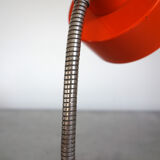 Orange metal lamp 70s