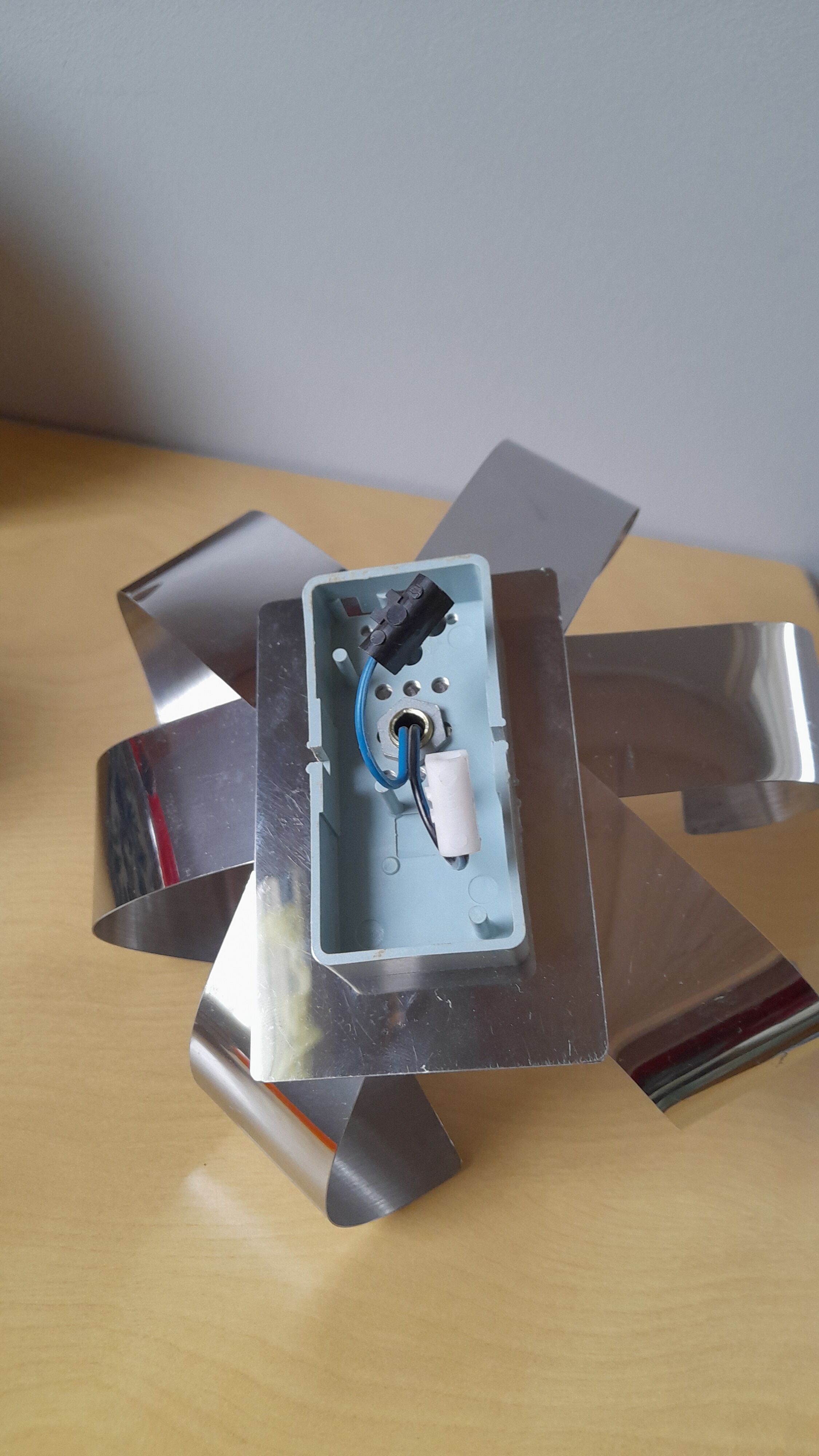 Wall lamp space age flower 70s