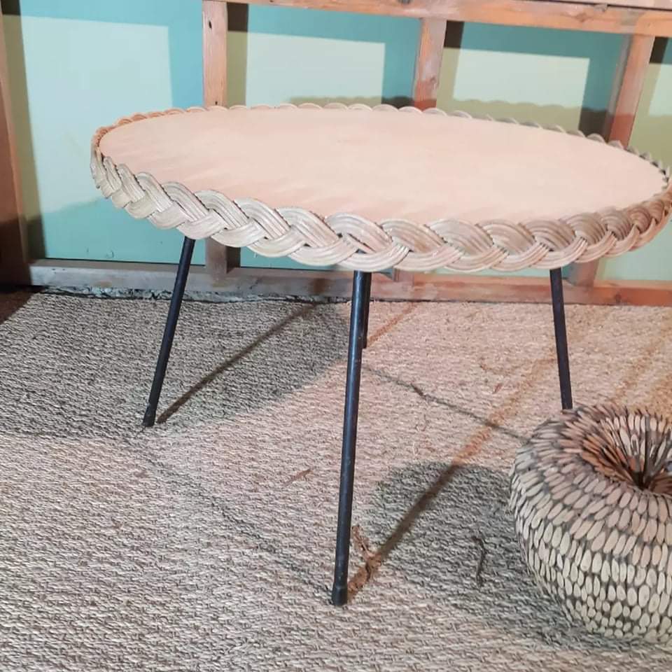 Rattan coffee table