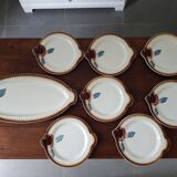 Plates and fish dish