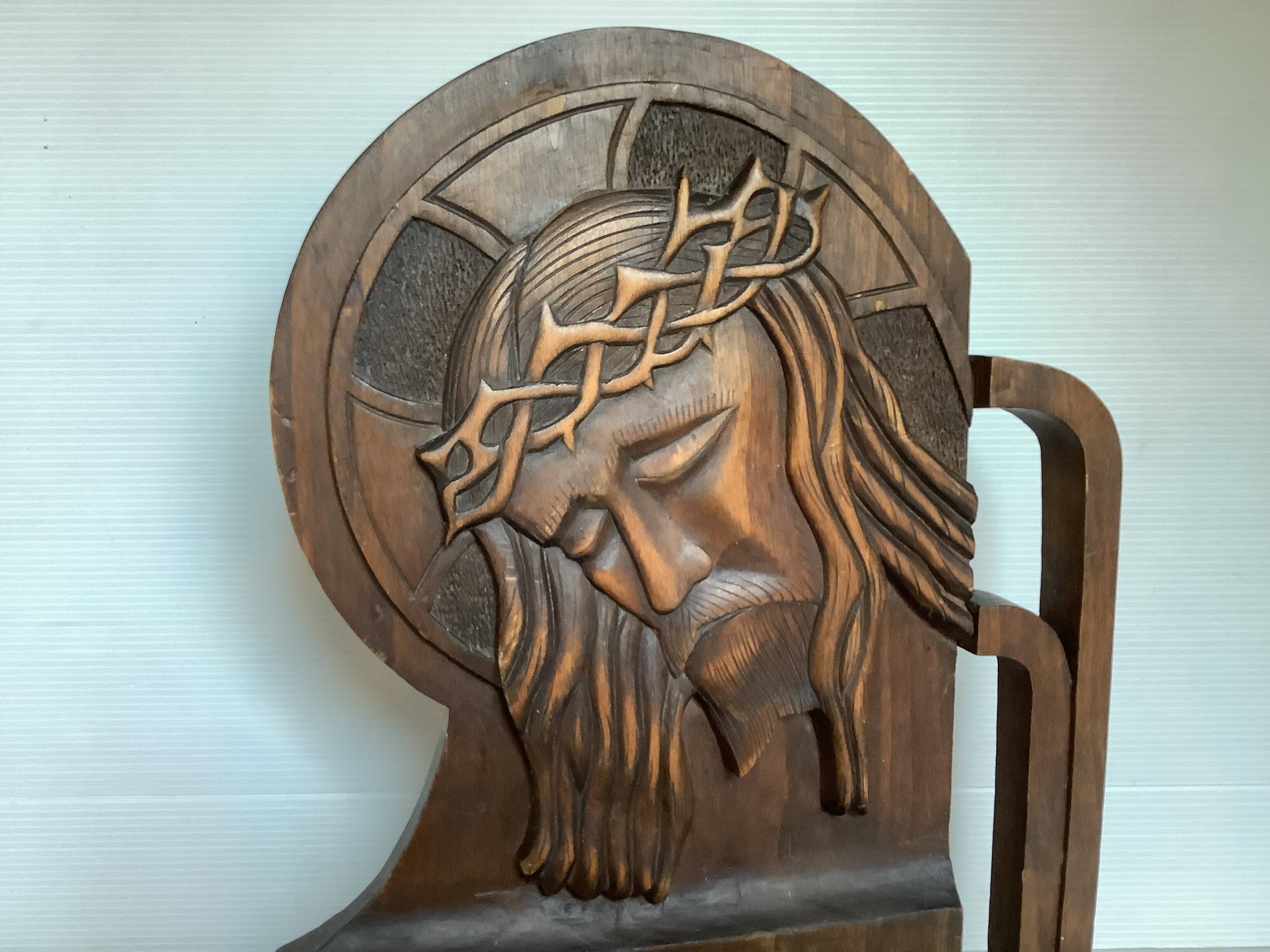 Christ carved 1945