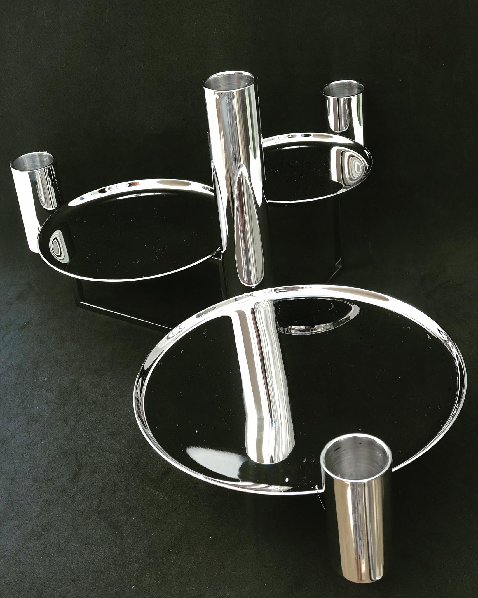 Georg Jensen centerpiece candle holder