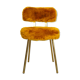 Pelfran mustard & gold moumoute chair