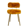 Pelfran mustard & gold moumoute chair
