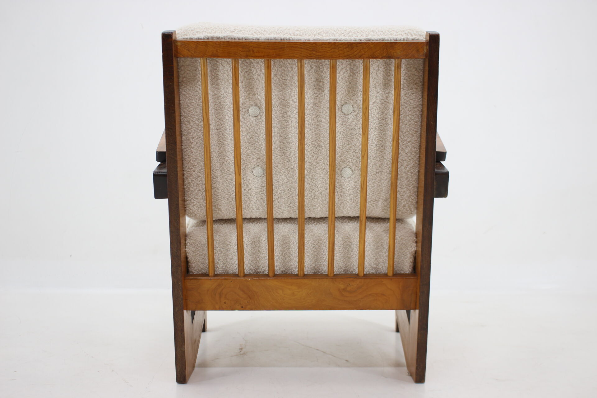 1930's unique cubist armchair, Czechoslovakia