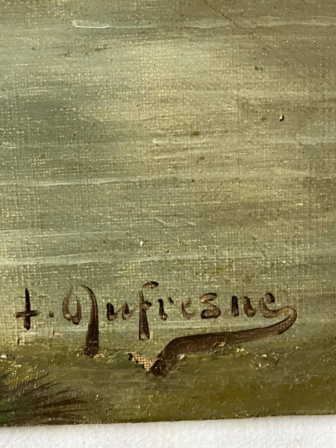 Pair of oils on canvas