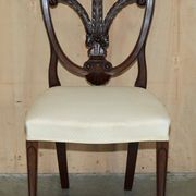 Paire de chaises d'appoint victoriennes George Hepplewhite Prince de Galles