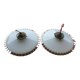 Paire de suspension opaline anciennes