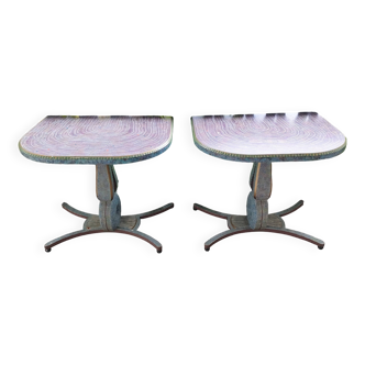 Modular Center Table in Two Consoles