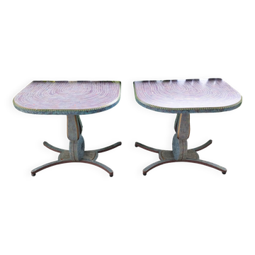 Modular Center Table in Two Consoles