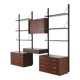 PS System Modular Shelving, Rosewood Veneer, Danish, 1960s