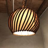 Rattan pendant light from the 50s.