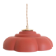 Suspension lampshade vintage terracotta