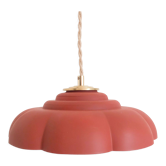 Suspension lampshade vintage terracotta