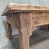 Grande table basse de ferme