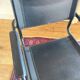 Pair of Cantilever armchairs in leather and black tubular - 1970s
