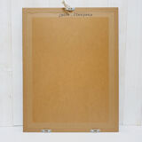 Framed lithograph