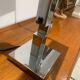 Vintage space age modernist chrome lamp circa 1970