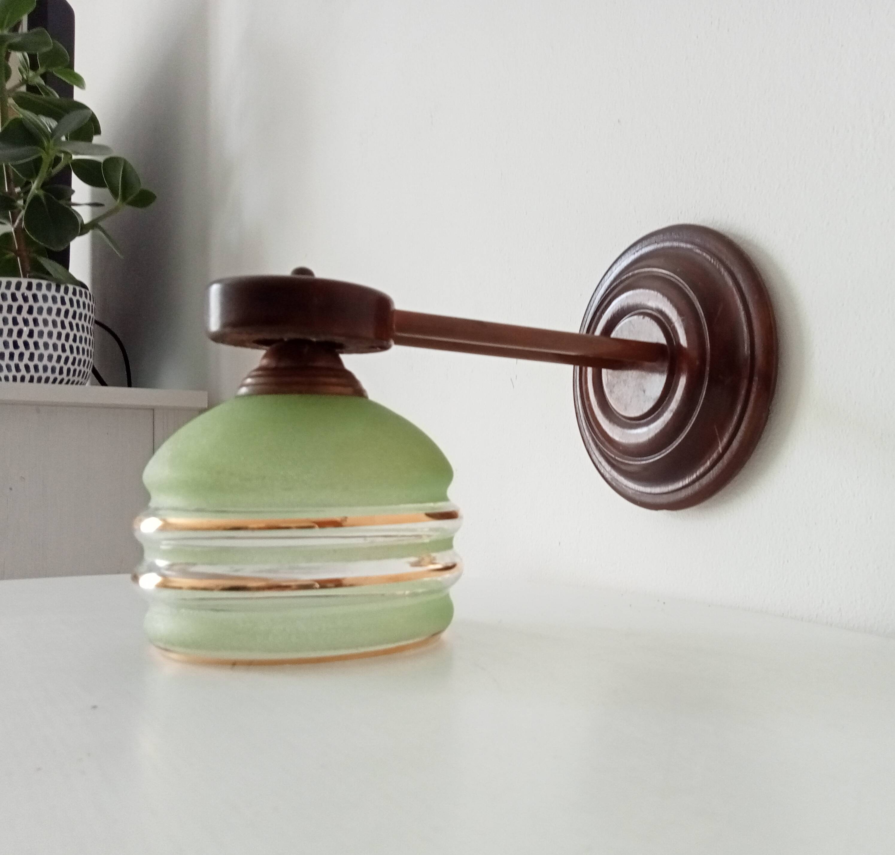 50s art deco wall light