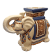 Vintage Ceramic Elephant Statue Plant Table From The 1970s