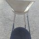 Series of 10 garden chairs made of steel garden patina