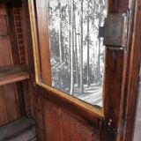 Library, wooden showcase