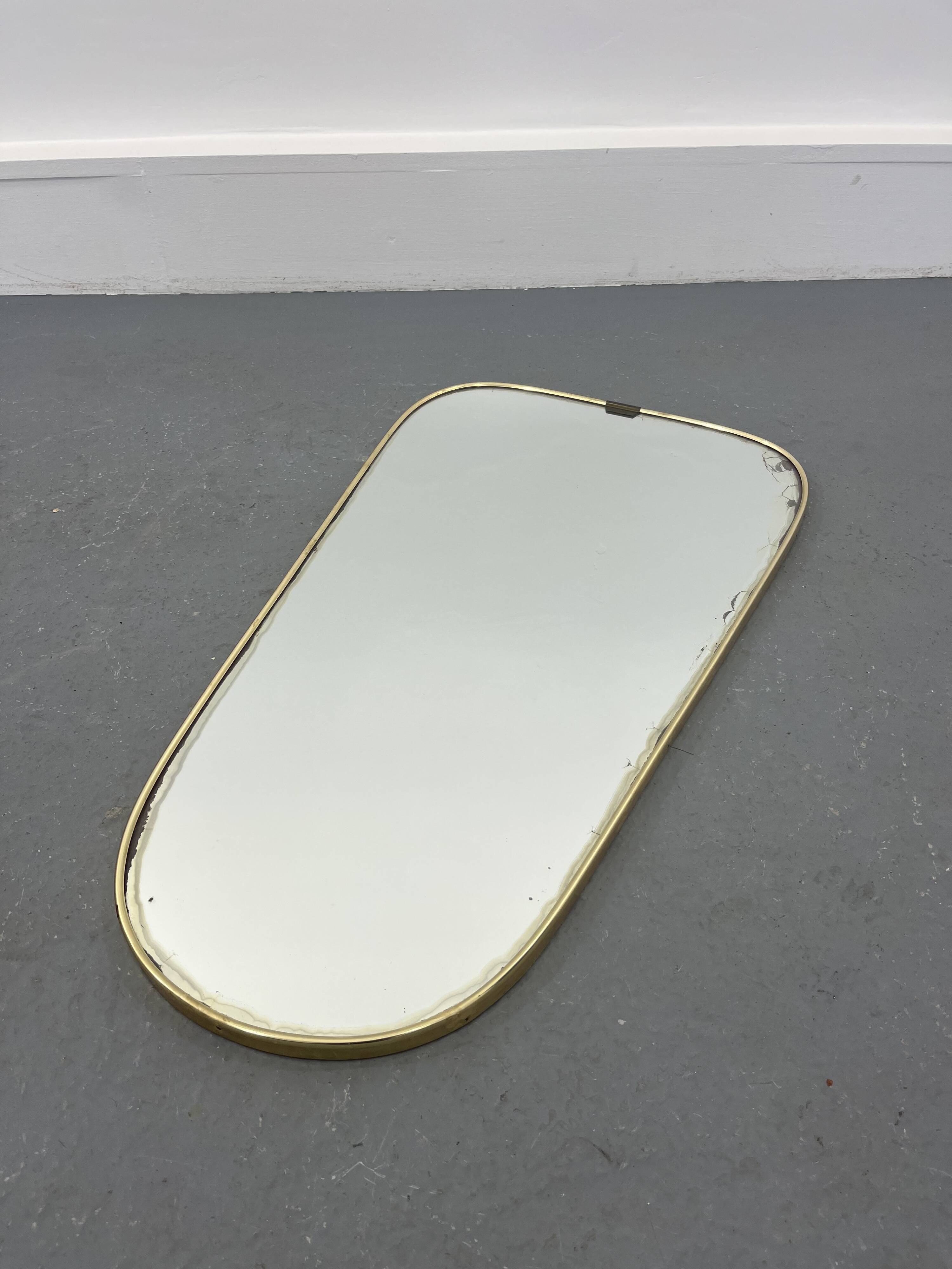 Rockabilly mirror 1970s 39x70cm
