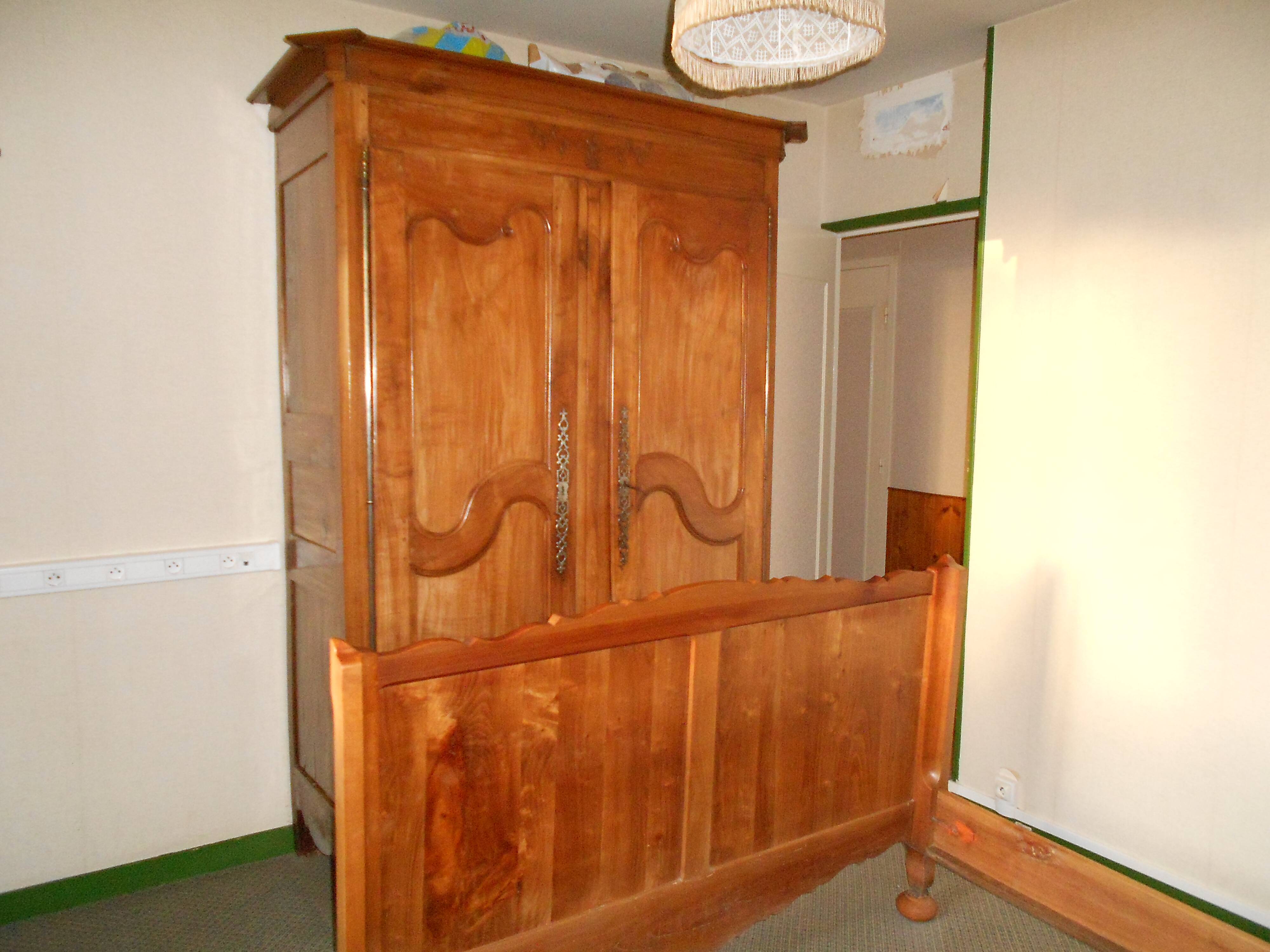 Louis XV wardrobe in cherry wood