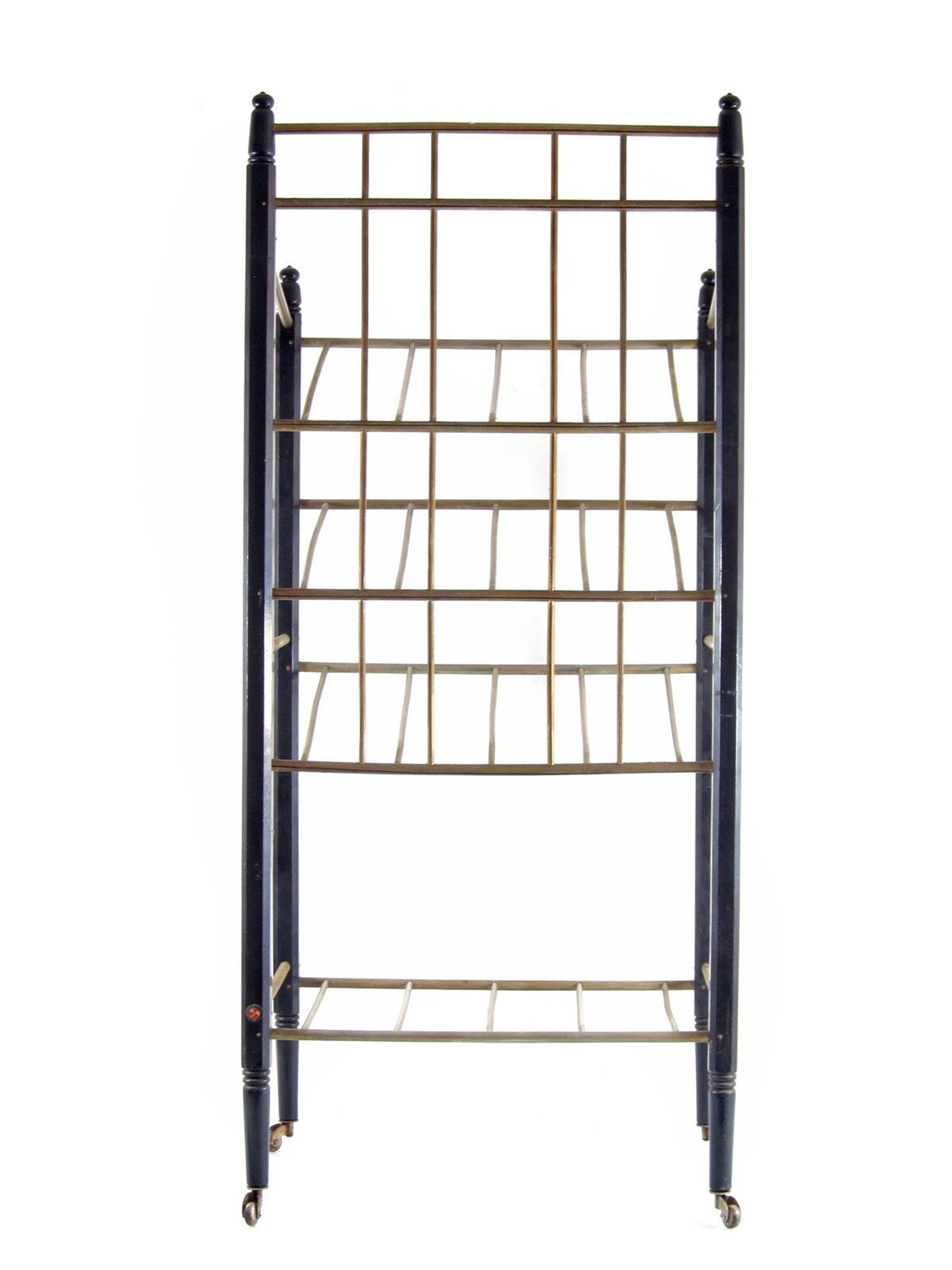Vintage magazine rack by Ernst Rockhausen, Art Nouveau/Jugendstil from the 1920s.