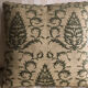 Decorative pillow case in velvet with ottoman turkish 16th century motifs