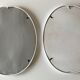 Pair of oval mirrors 39x49cm