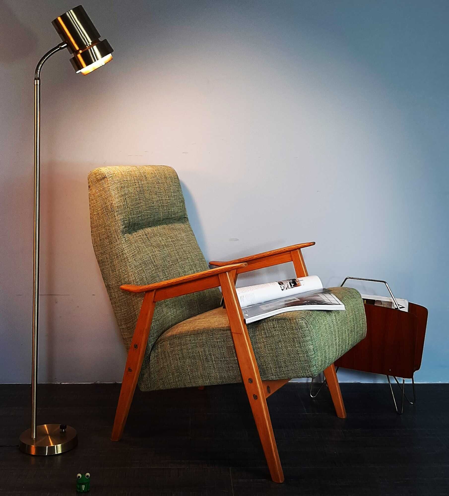 Pair of Interier Praha chairs, Czechoslovakian vintage 1960s