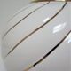 Ceramic lamp white and gold Italian design 70s / 80s