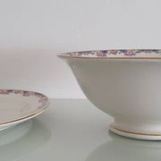 Lot de deux plats de service - Sarreguemines Digoin début XXème