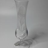 Vase soliflore en cristal taillé main - Valéry Klein, Baccarat