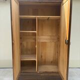 Grande armoire en bois massif XIXe Biedermeier